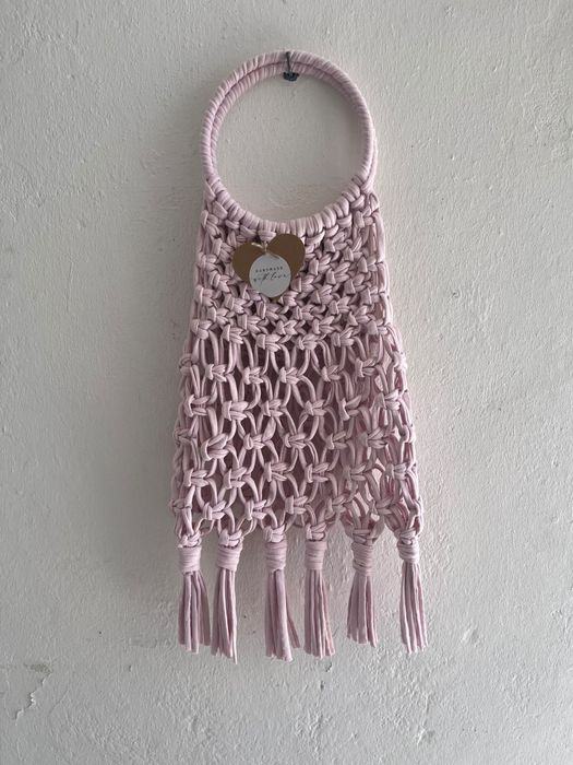 Bolsas em macrame
