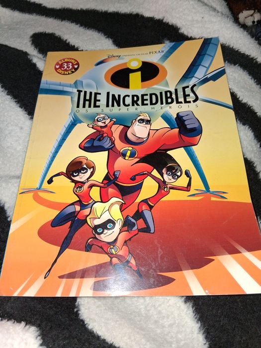 Livro Banda Desenhada The Incredibles