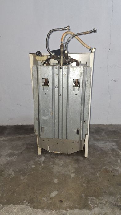 Aquecedor a gás  a funcionar