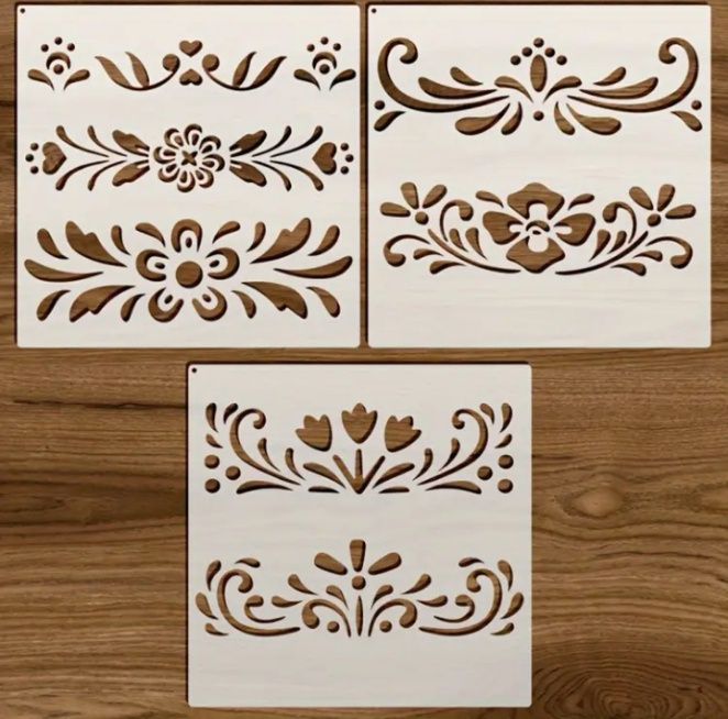 Набір багаторазових трафаретів «Український етно»