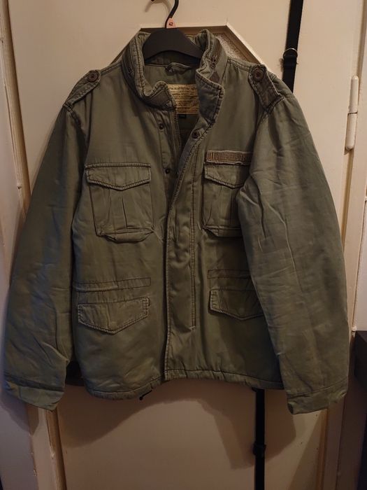 Kurtka ocieplona Alpha Industries, styl M65, rozmiar XL, oliwkowa!