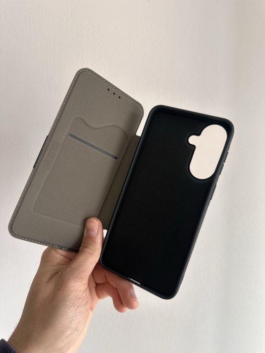 Etui z klapką zamykane granatowe do SAMSUNG GALAXY A57