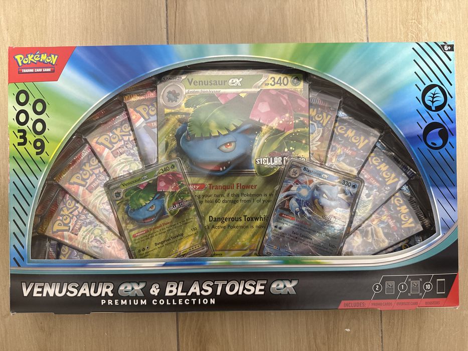 Pokemon Venusaur ex & Blastoise ex Premium Collection
