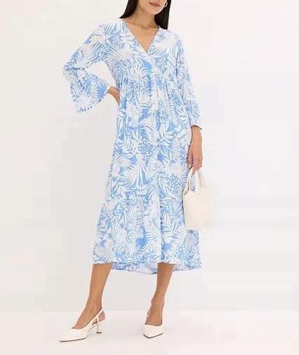 B.P.C letnia sukienka we wzory midi r.40