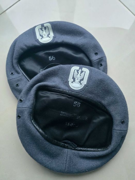 Beret wojskowy-stalowy Sił Powietrznych rozm.56