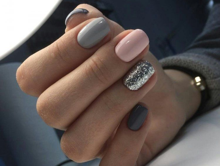 Манікюр покриття гель лаком