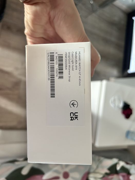 Huawei watch gt 4 zlota bransoleta