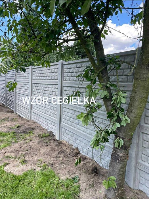 Ogrodzenia betonowe Nowe wzory Produkcja Transport Montaż KLONEX