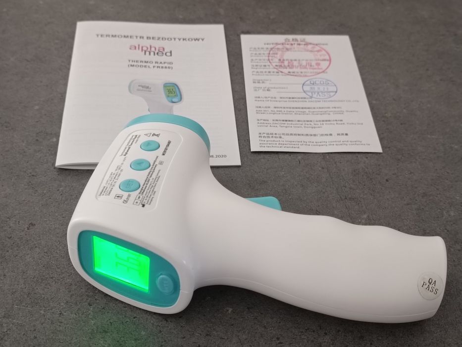 Termometr bezdotykowy Alpha med Thermo Rapid model FR880