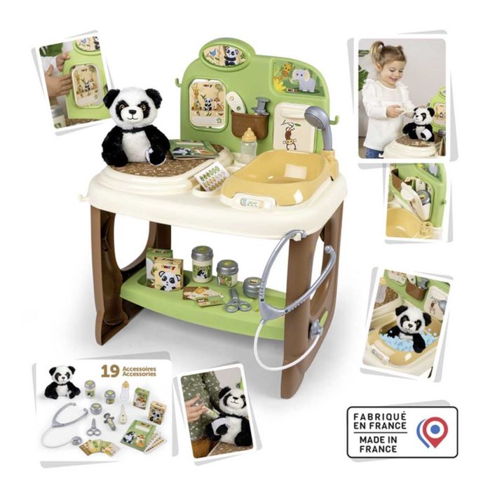 Ігровий набір Smoby Центр для догляду за тваринами з пандою (340406)