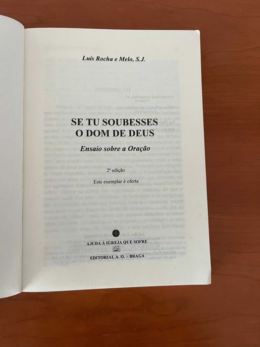 Se tu soubesses o dom de Deus - Luís Rocha e Melo