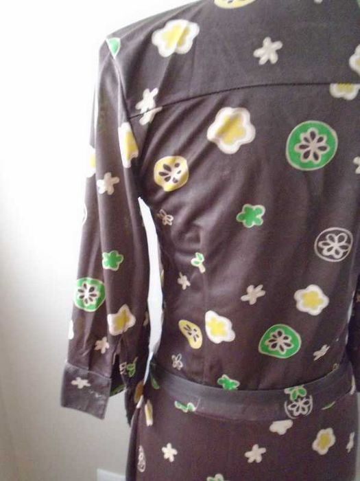Vestido padrão retro/vintage