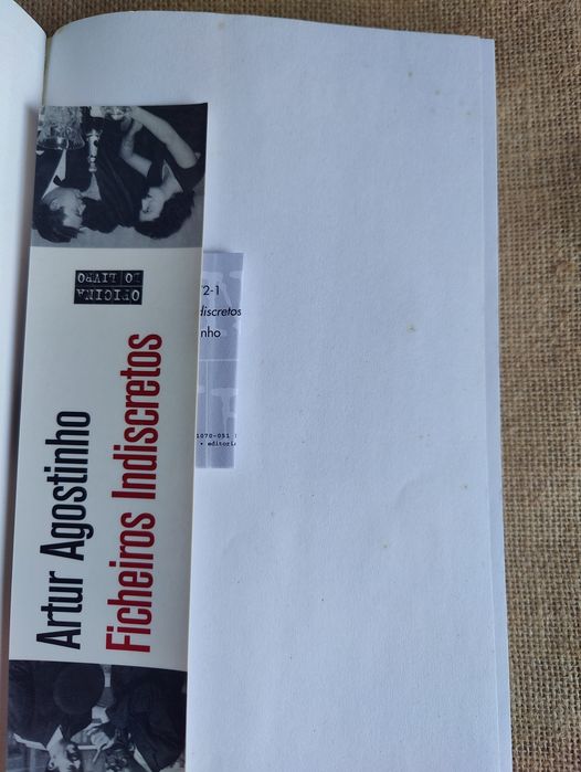 Livro "Ficheiros indiscretos, memórias"