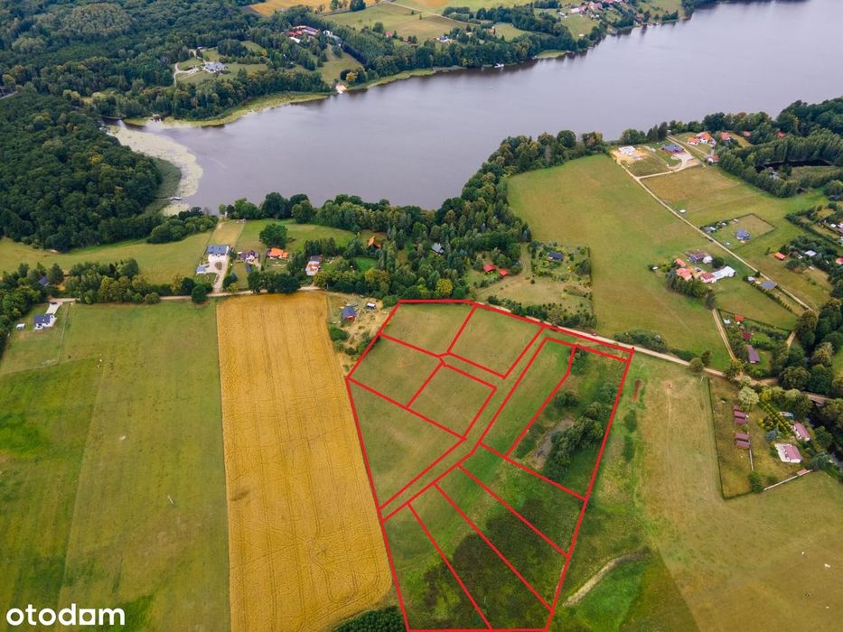 Działka budowlana 3247 m² | Prawomocne WZ | 200 m od Jeziora Dauby
