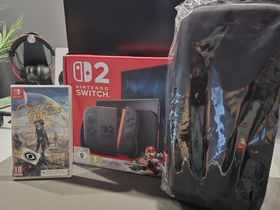 Nintendo Switch 2 (Mario Kart World Bundle) + Extras