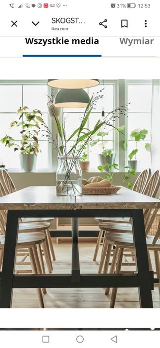 Blat drewniany Ikea Skogsta