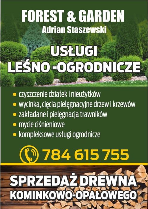 Usługi leśno - ogrodnicze