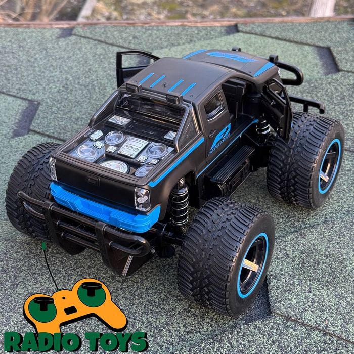 Джип на радиоуправлении Protector Monster Truck синий | Монстр-трак