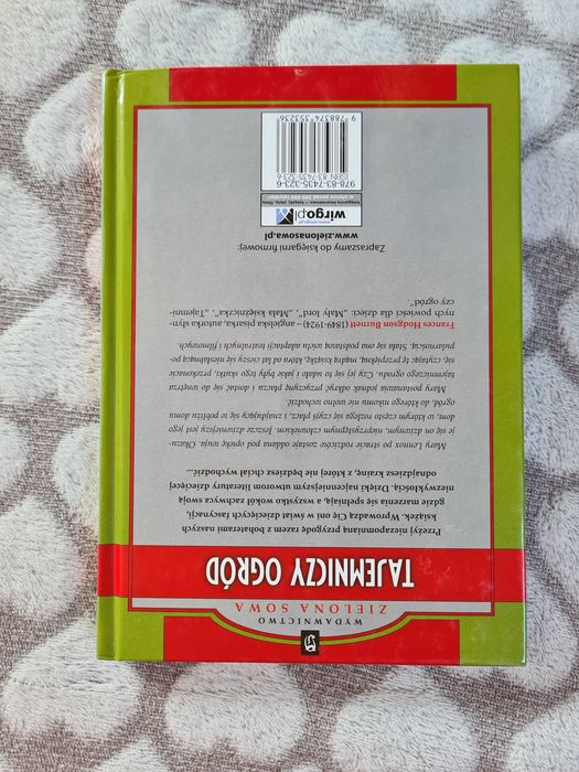 Lektura szkolna "Tajemniczy Ogród" w twardej oprawie