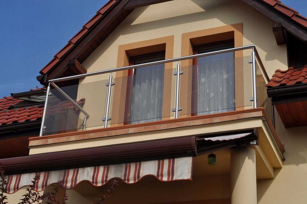 Balustrada nierdzewna pod wypełnienie szklane. Samodzielny montaż!