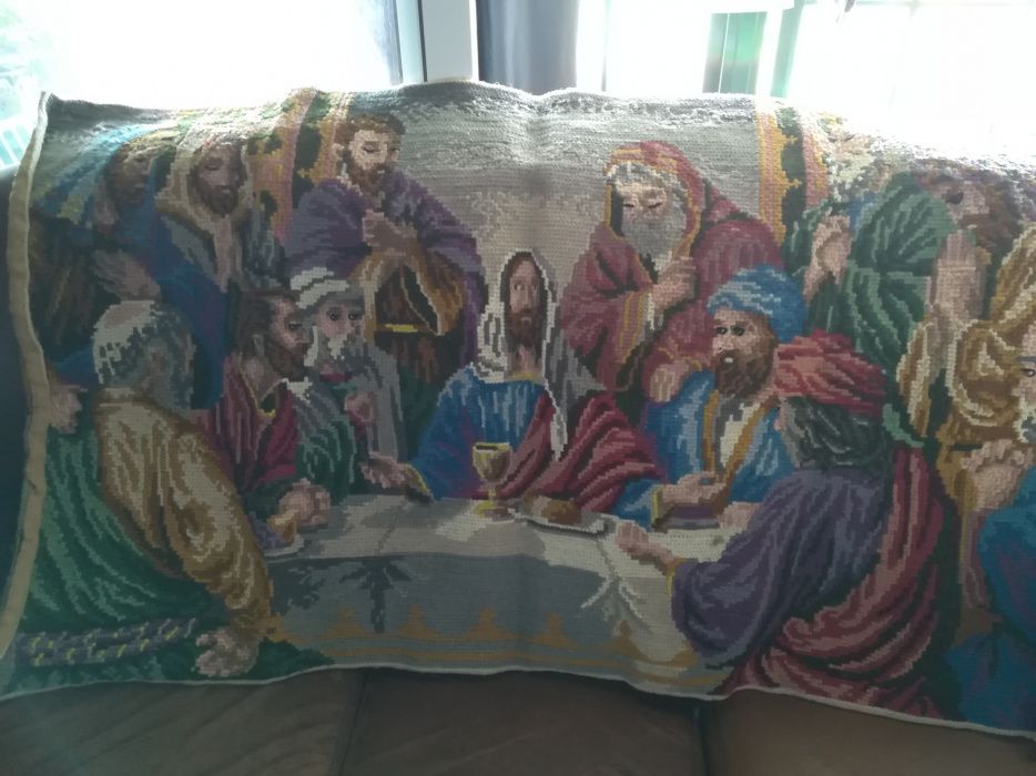 Tapete de Arraiolos, quadro da ultima ceia