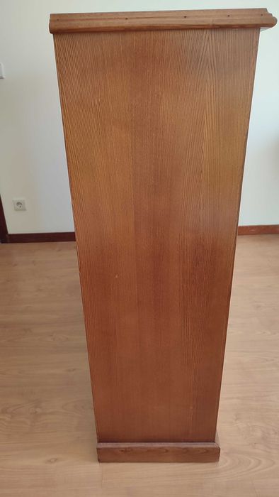 Cama dobrável portátil - lugar e meio - com armário madeira