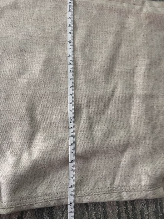 ZARA lniane beżowe spodnie L