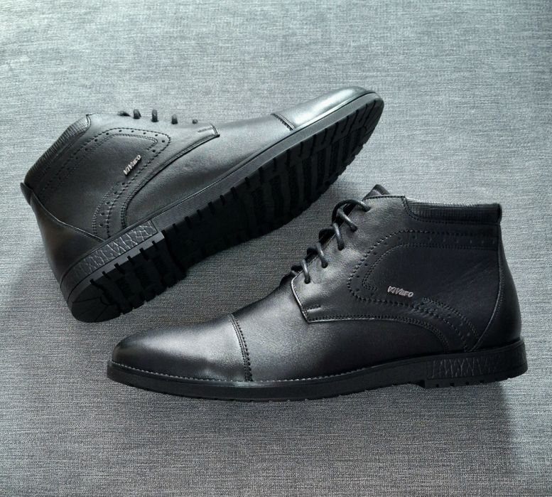 Чоловічі зимові черевики батал класичні великого розміру 47 48 32см