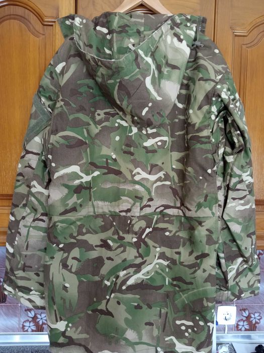 Parka militar smock camuflado MTP Exército Britânico corta vento