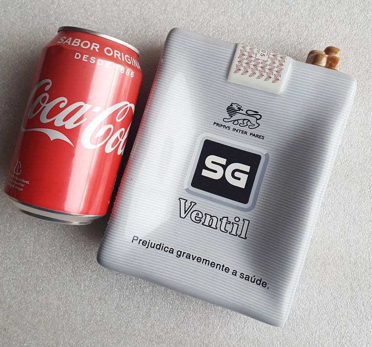 Antigo Cinzeiro Grande ~ "SG VENTIL" ~ Em Cerâmica ~ 2005 ~ Novo