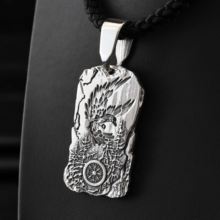 Масивна срібна підвіска LORD OF THE SKY вагою 27.8 грама