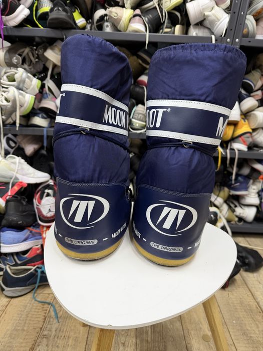 Зимові чоботи Moon Boot темно сині