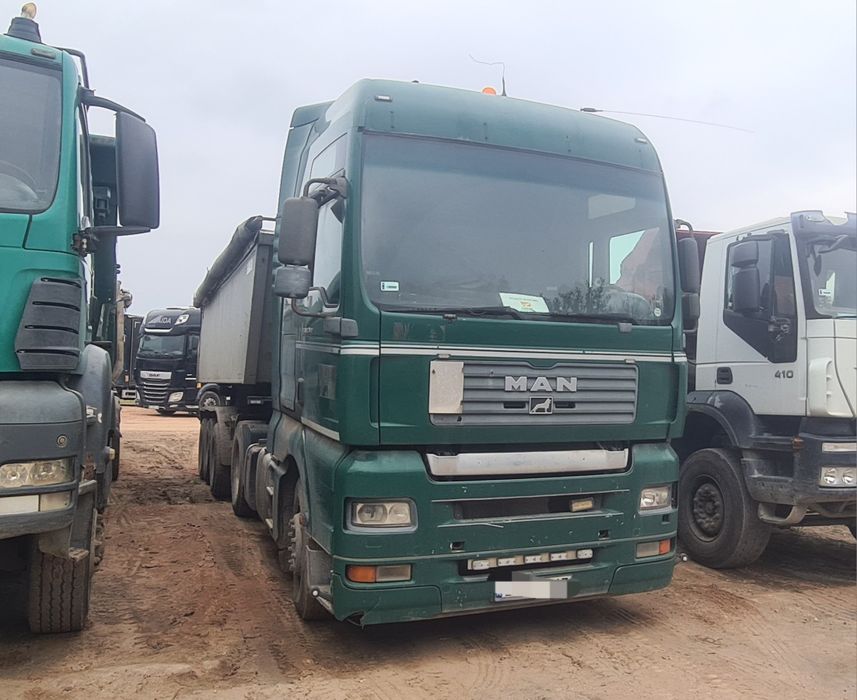 Man TGA 18.440 + Naczepa Meiller