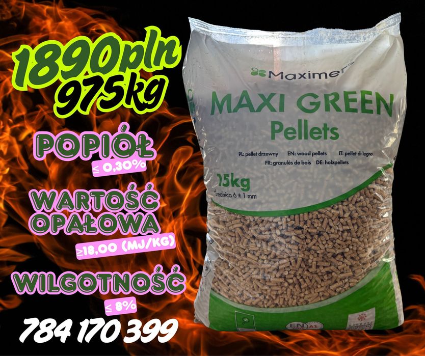 Pellet drzewny Maximer (DINplus ENplus®) Producent