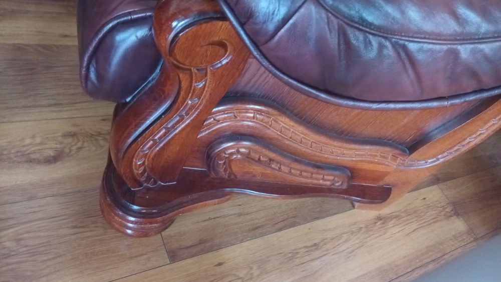 Komplet wypoczynkowy WANAT skóra