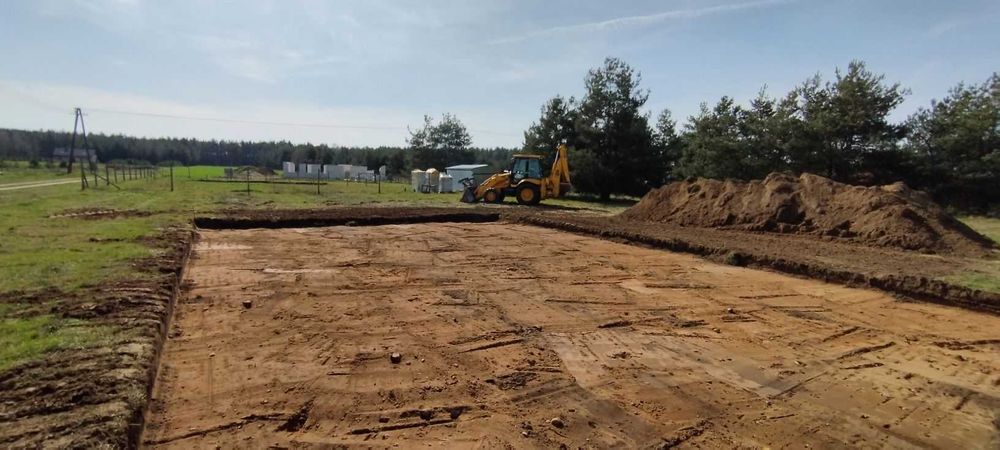 Usługi koparko ładowarka koparka