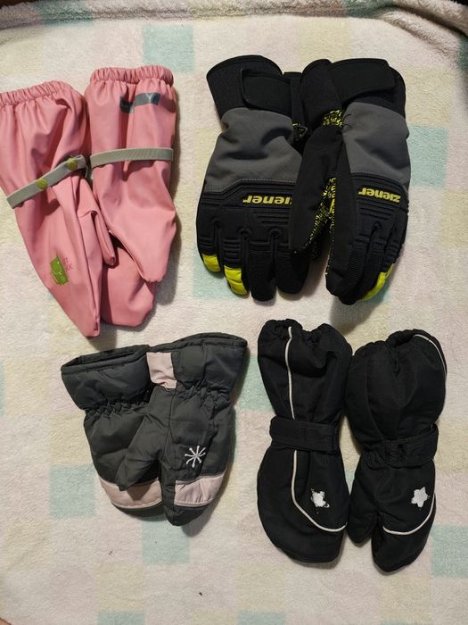 Рукавички непромокаемые, печатки, краги 2,  3-4года, 6лет