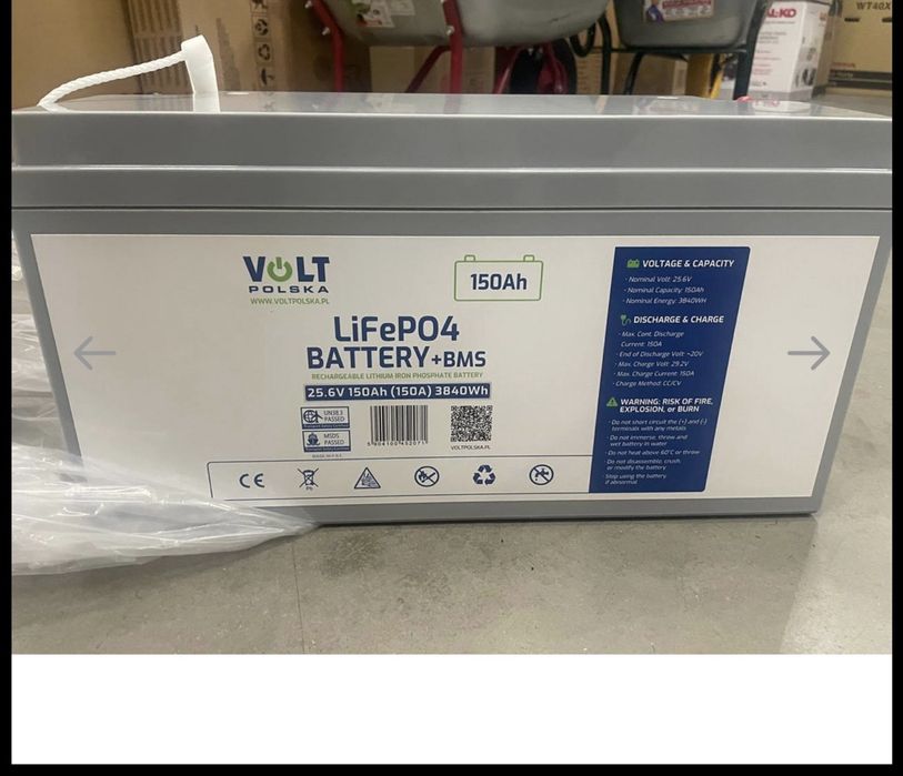 Акумулятор Volt Polska LiFePO4 12.8 V 150 Ah (150A) + BMS