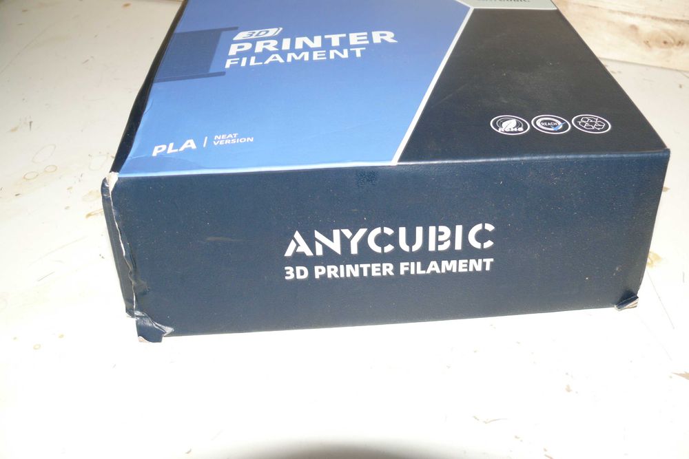 carretel fio pla branco  impressão 3d