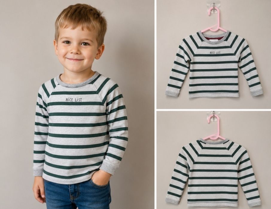 Дитячий лонгслів The Little White Company 80-86см