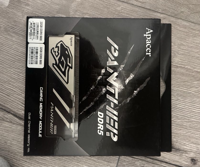DDR5 32gb Apacer Panther 5600mhz
