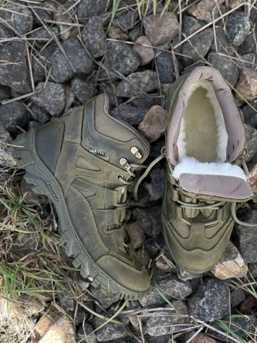 Черевики зимові чоловічі тактичні на хутрі Скіф 36-46р олива Койот
