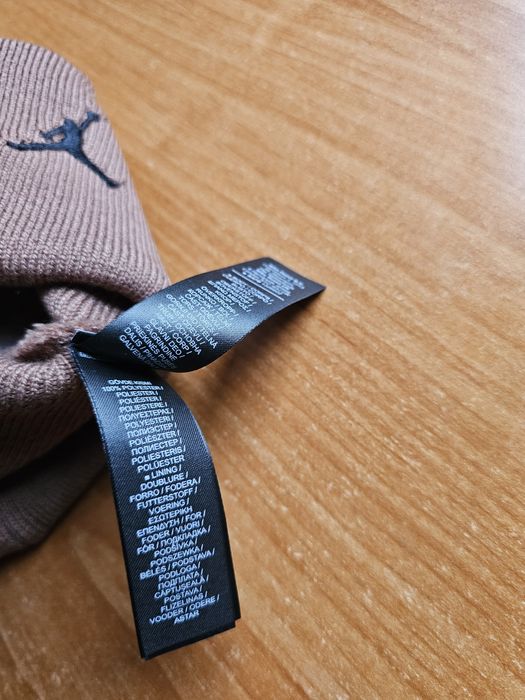 Nowa czapka Jordan brązowa unisex