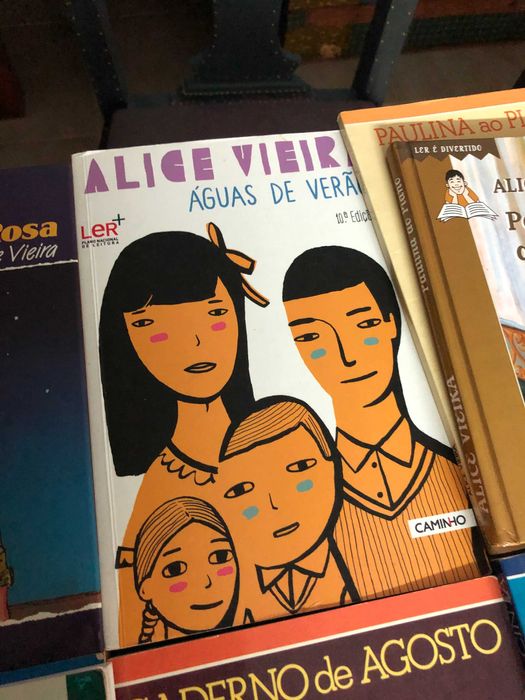 Alice Vieira, muitos livros, preço por livro, portes grátis.