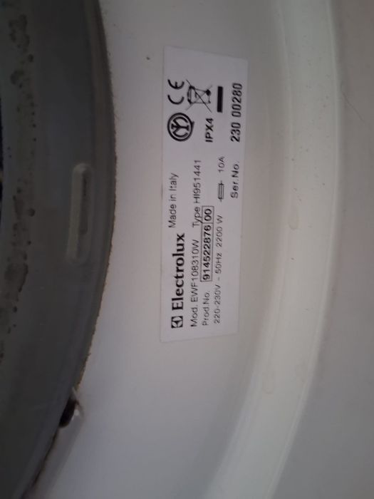 Maquina lavar electrolux peças