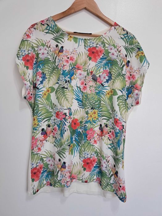 Blusa estampada, tamanho XXL, marca MO urban