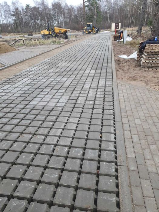 Roboty brukarskie i drogowe | Kostka brukowa | Układarka | Kruszywa