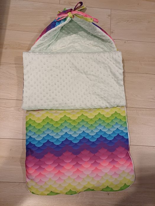 Nowy śpiworek do wózka, gandoli, spacerówki handmade