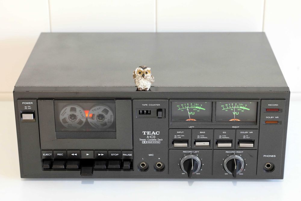 TEAC A-103 Tape Deck Cassetes Vintage