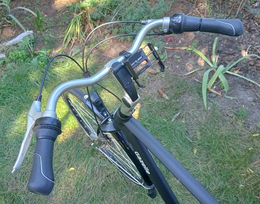 Rower holenderski Gazelle Orange C7+ czarny mat 61